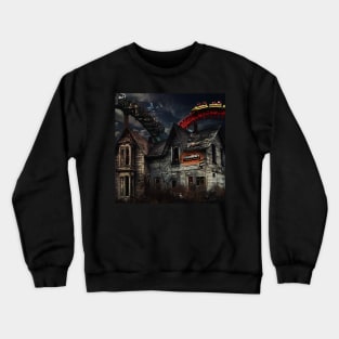 Magic Themed Haunted House Crewneck Sweatshirt